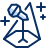 Microphone Spotlight Icon from Cyber Duotone Set