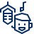 Podcaster Music Icon from Cyber Line Set