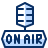 Podcaster ON Air Icon from Cyber Duotone Set