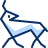Primitive Sign Deer 2 Icon from Cyber Duotone Set