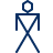 Primitive Sign Human 1 Icon from Cyber Line Set