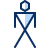 Primitive Sign Human 1 Icon from Cyber Duotone Set