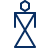 Primitive Sign Human 2 Icon from Cyber Line Set