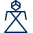 Primitive Sign Human 3 Icon from Cyber Line Set