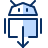 Android Download Icon from Cyber Duotone Set