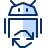 Android Sync Icon from Cyber Duotone Set