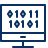 Programming Binary Icon from Cyber Line Set