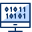 Programming Binary Icon from Cyber Duotone Set