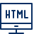 Programming Html Icon from Cyber Line Set