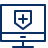 Programming Shield Icon from Cyber Line Set