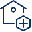 House Add Icon from Cyber Line Set