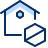 House Block Icon from Cyber Duotone Set