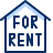 House For Rent Icon from Cyber Duotone Set