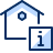House Information Icon from Cyber Duotone Set