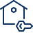 House Key Icon from Cyber Line Set