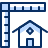 House Measurement Icon from Cyber Duotone Set