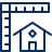 House Measurement Icon from Cyber Line Set