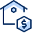 House Price Icon from Cyber Duotone Set