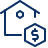 House Price Icon from Cyber Line Set