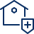 House Protect Icon from Cyber Line Set