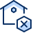 House Remove Icon from Cyber Duotone Set