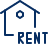 House Rent Icon from Cyber Line Set