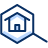 House Search 1 Icon from Cyber Duotone Set
