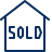 House Sold 2 Icon from Cyber Line Set