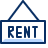 Rent Sign Icon from Cyber Duotone Set