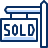 Sign For Sold Icon from Cyber Duotone Set