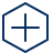 Add Hexagon 1 Icon from Cyber Line Set
