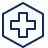 Add Hexagon 2 Icon from Cyber Line Set
