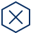 Remove Hexagon 1 Icon from Cyber Line Set