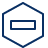 Subtract Hexagon 2 Icon from Cyber Line Set