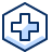 Add Hexagon 2 Icon from Cyber Duotone Set