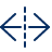 Expand Horizontal 2 Icon from Cyber Line Set