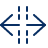 Expand Horizontal 4 Icon from Cyber Line Set