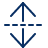 Expand Vertical 2 Icon from Cyber Line Set