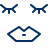 Beauty Face Icon from Cyber Line Set