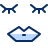 Beauty Face Icon from Cyber Duotone Set