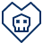 Heart Death Icon from Cyber Line Set