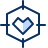 Heart Lockon Icon from Cyber Duotone Set