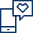 Heart Mobile Message Icon from Cyber Line Set