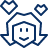 IN Love Icon from Cyber Line Set