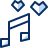 Love Music Icon from Cyber Duotone Set