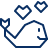 Love Whale Icon from Cyber Line Set