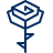 Rose 2 Icon from Cyber Line Set
