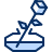 Rose Jar Icon from Cyber Duotone Set
