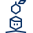 Apple User Icon from Cyber Line Set