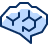 Brain 2 Icon from Cyber Duotone Set